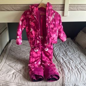 Ski bib and matching jacket / snowboarding suit/ snow suit
